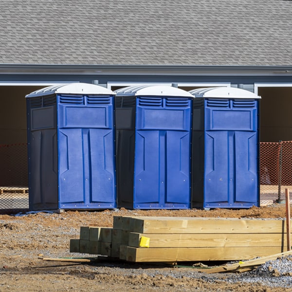 how can i report damages or issues with the porta potties during my rental period in Hannibal OH